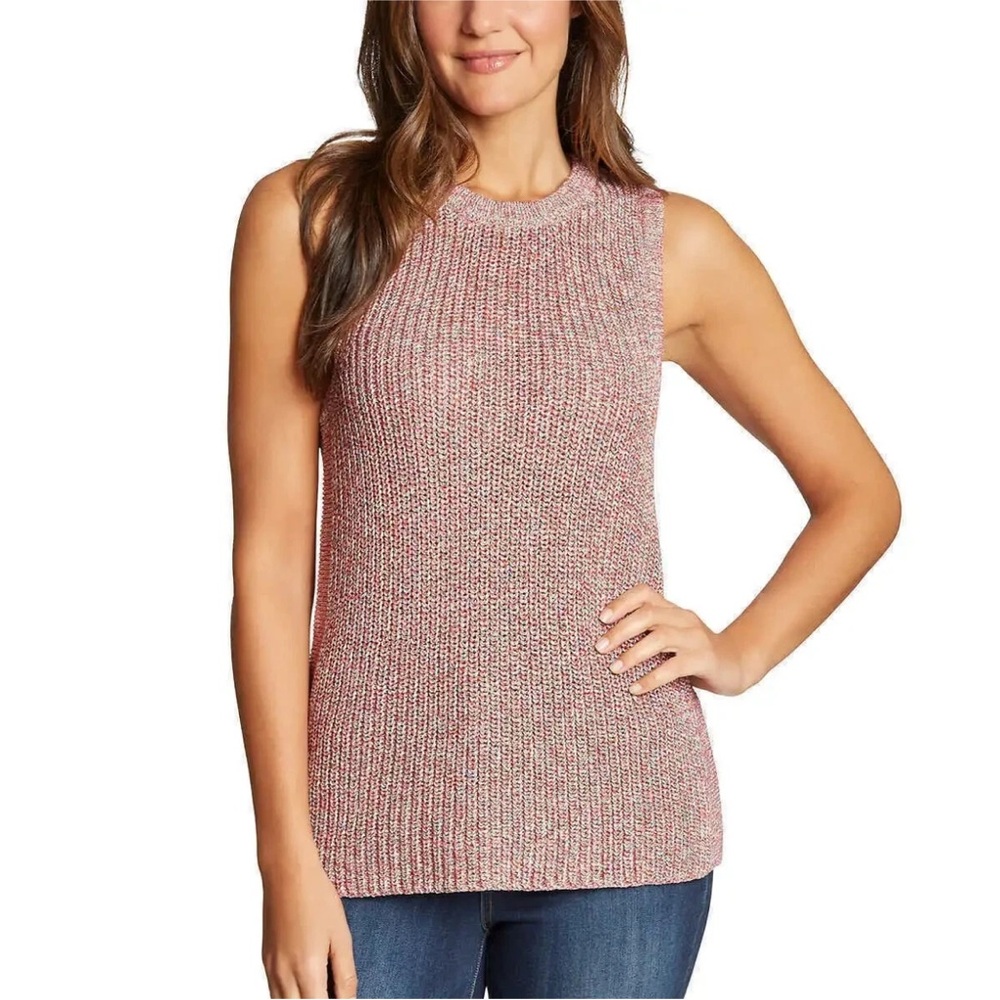 Ella Moss pink sleeveless sweater tank top size small